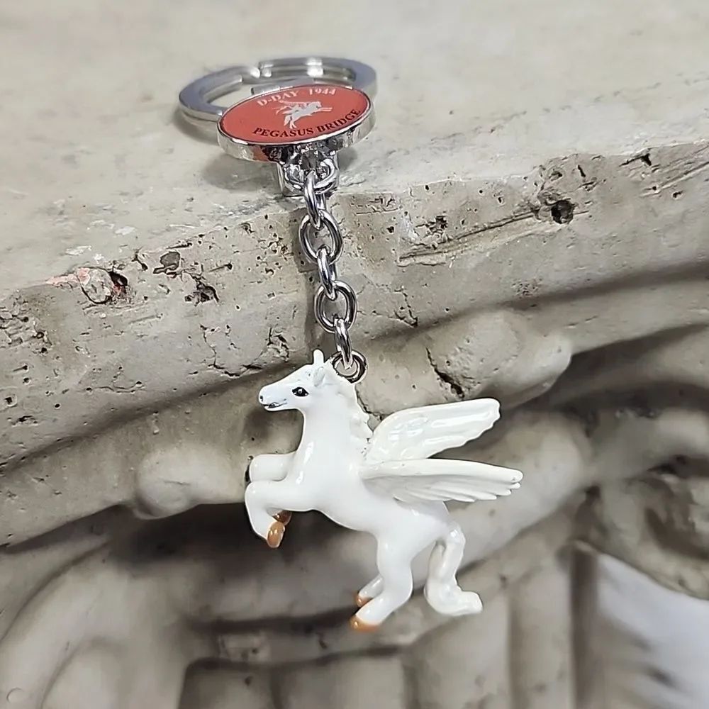 Vintage D Day Pegasus Bridge Keychain